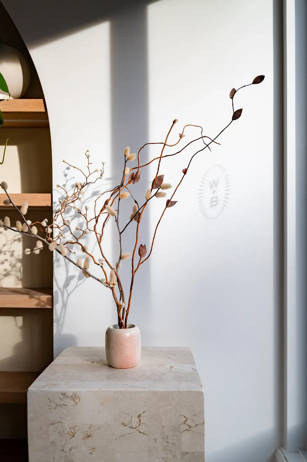 A calm interior detail at GROOM Laser & Skin Clinic.